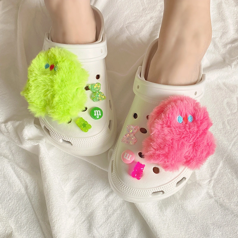 Cute Sneakers Accessories Shoe Buckle Cartoon Plush Decoration