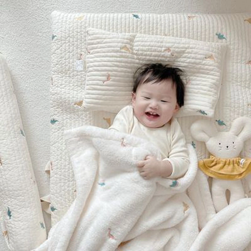 Korean Style New Baby Go Out Embroidery Nap Blanket