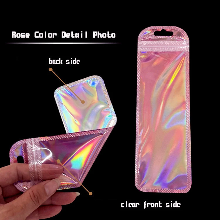 Translucent Colorful Laser Western Packaging Bag