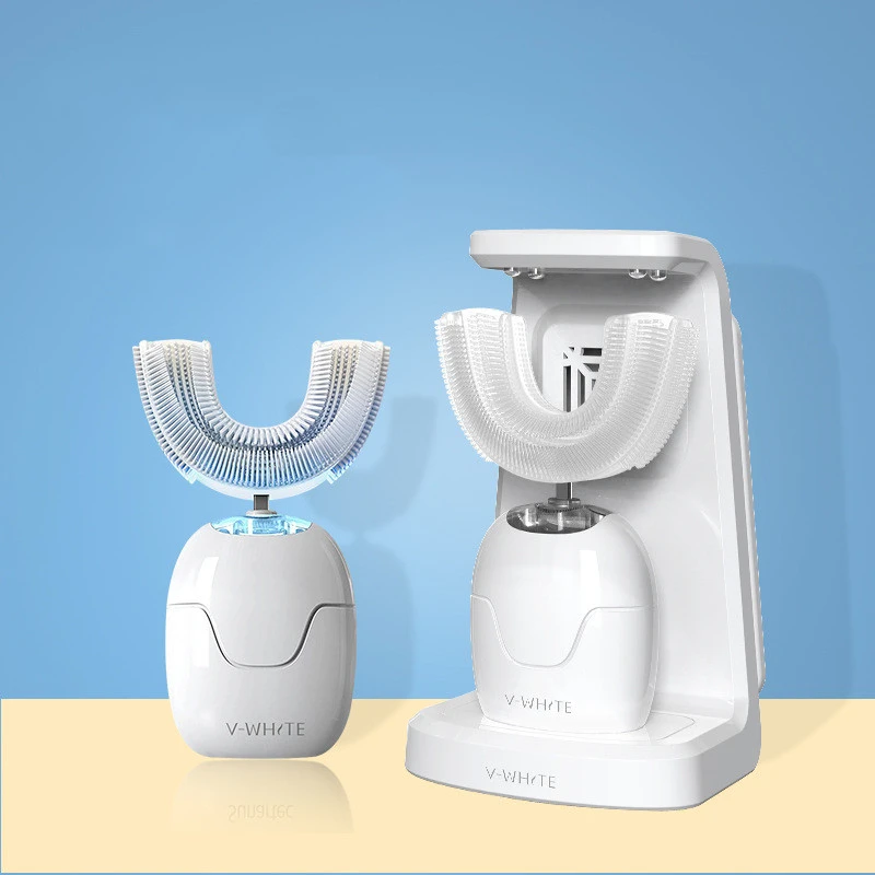 Cold Light Whitening U-shaped Electric Toothbrush Set