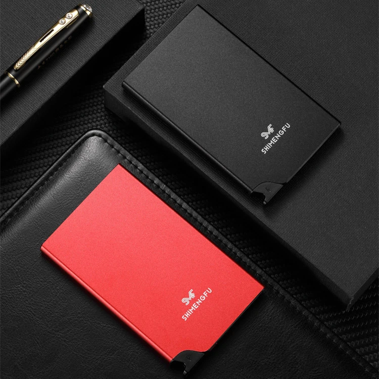 Fashion Simple Alloy Card Holder For Men And Women