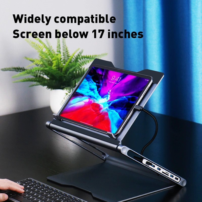 Laptop Stand Docking Station For Increased Heat Dissipation