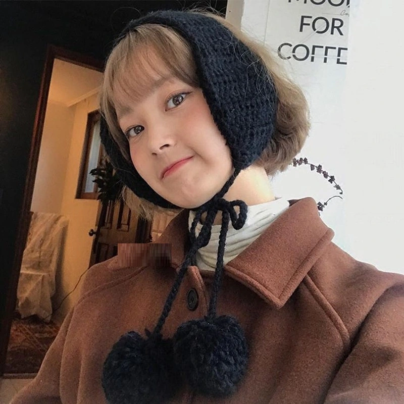 Autumn And Winter New Handmade Wool Earmuffs