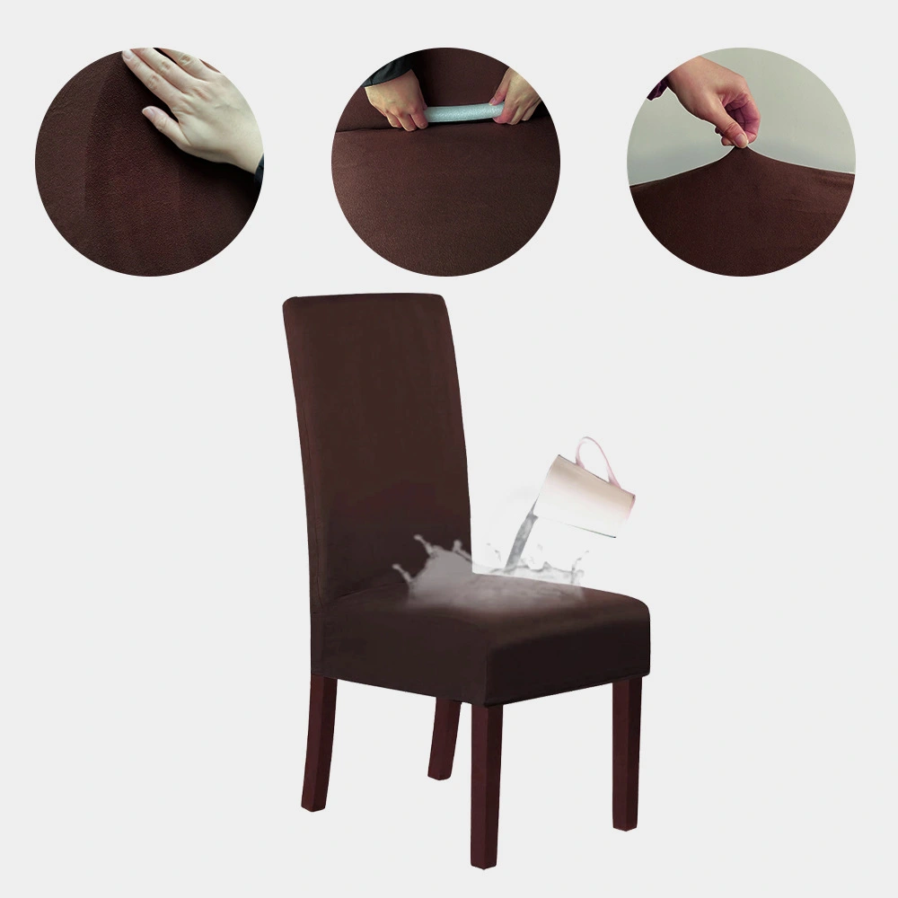 Stretch Knit Suede Chair Package Cover