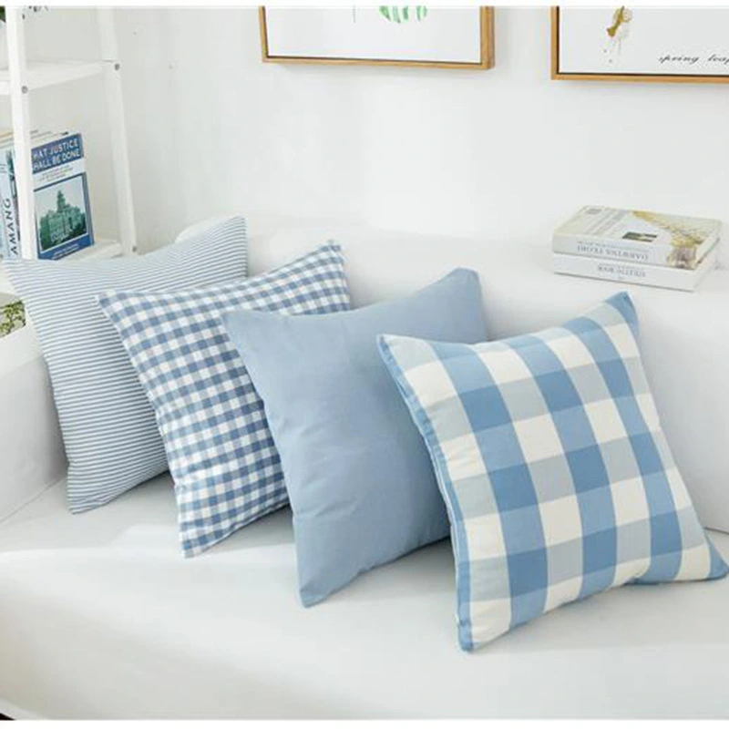 New Nordic Plaid Pillowcase Without Core