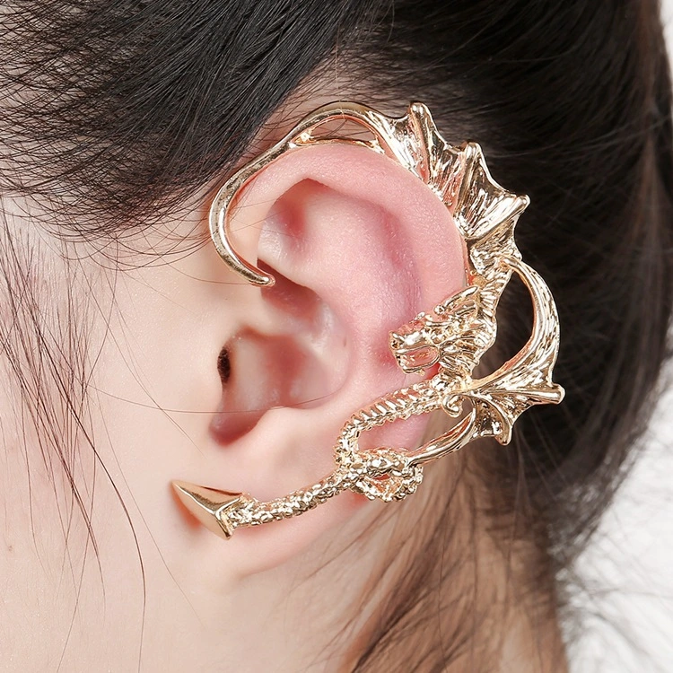 Exaggerated Creative Dragon Shaped European And American Stud Earrings