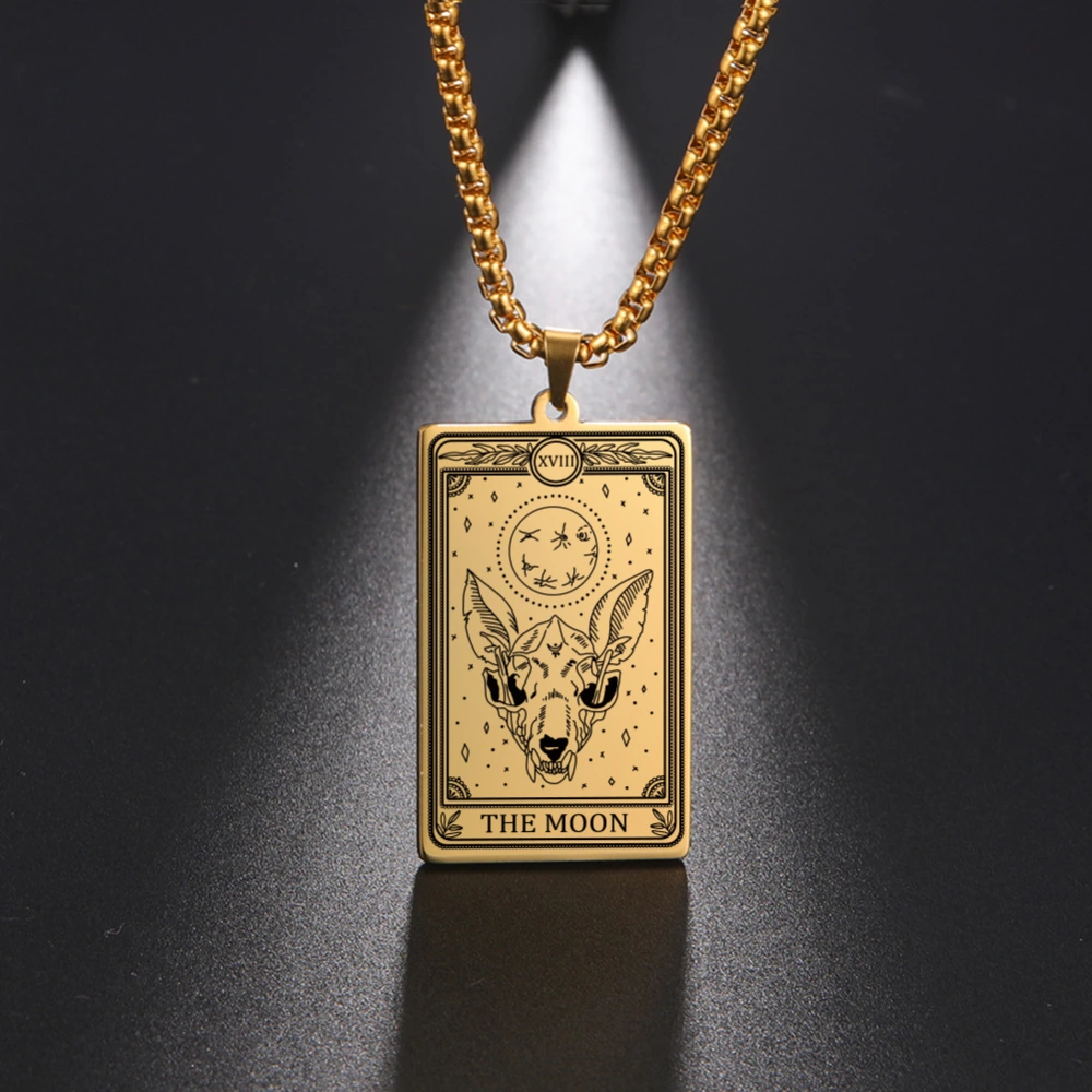 Box Chain Three Tarot Series Necklaces