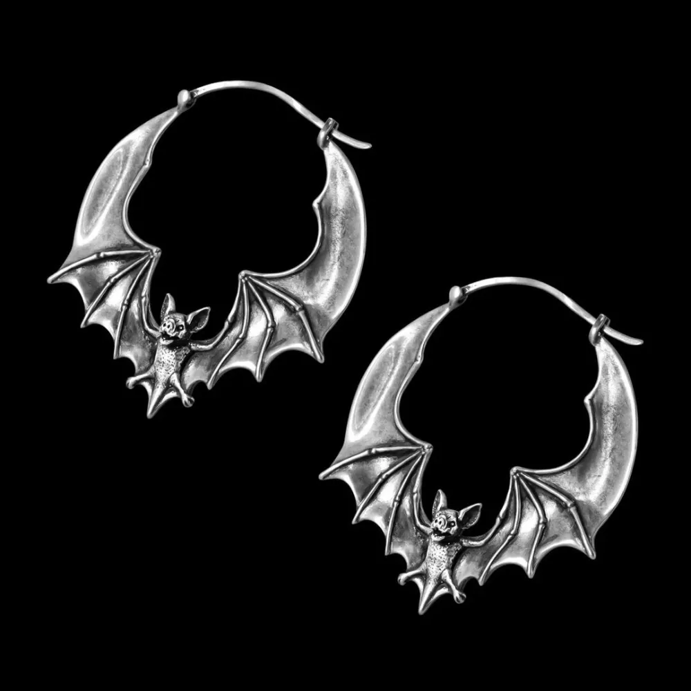 European And American Punk Bat Exaggerated Earrings