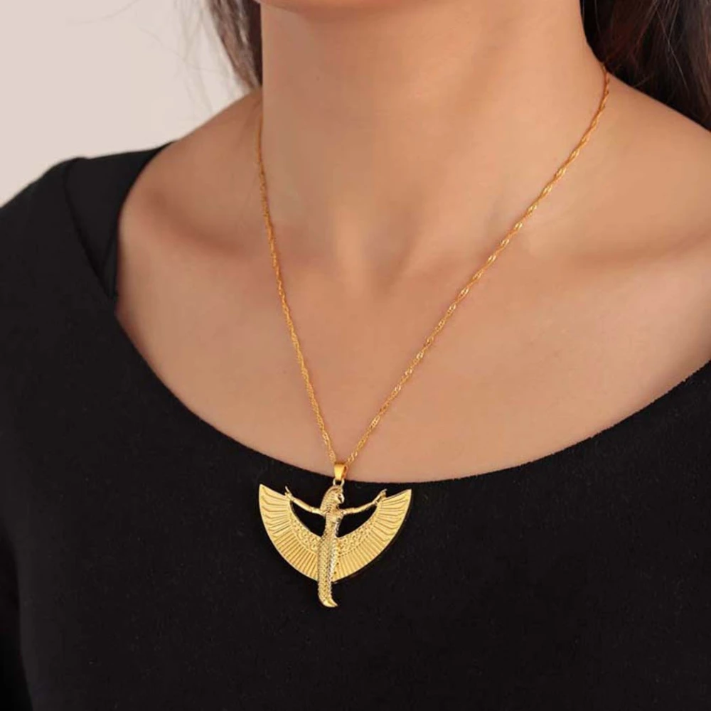 New Alloy Pendant Necklace Isis Goddess