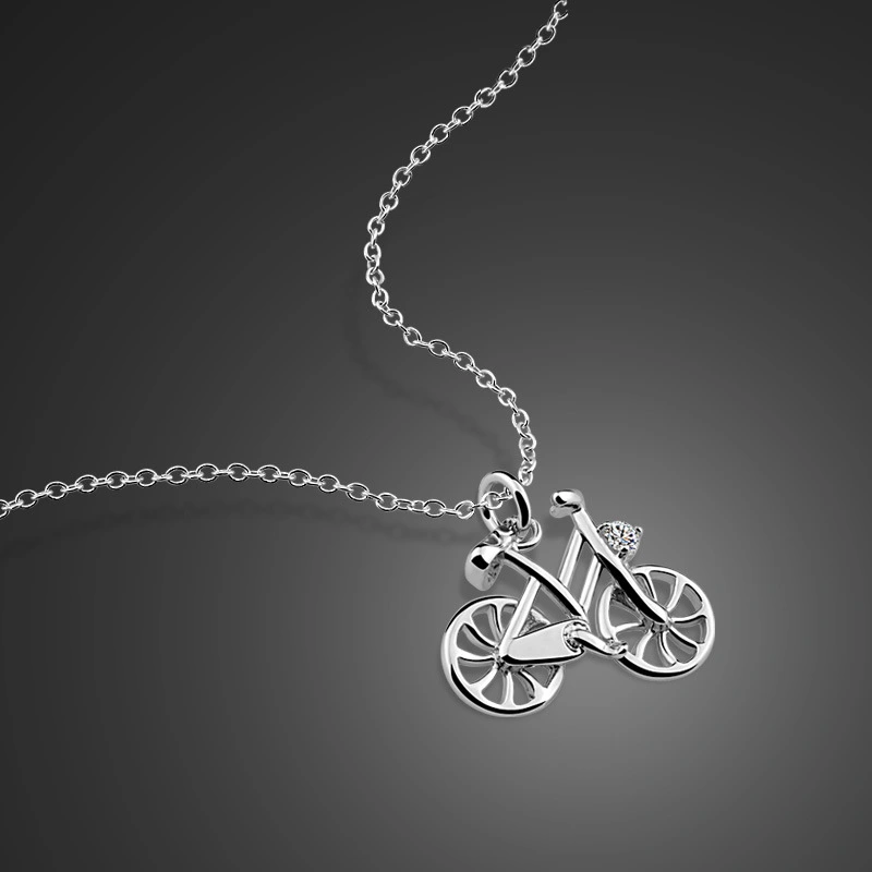 Bicycle Necklace Personality Simple Clavicle Chain