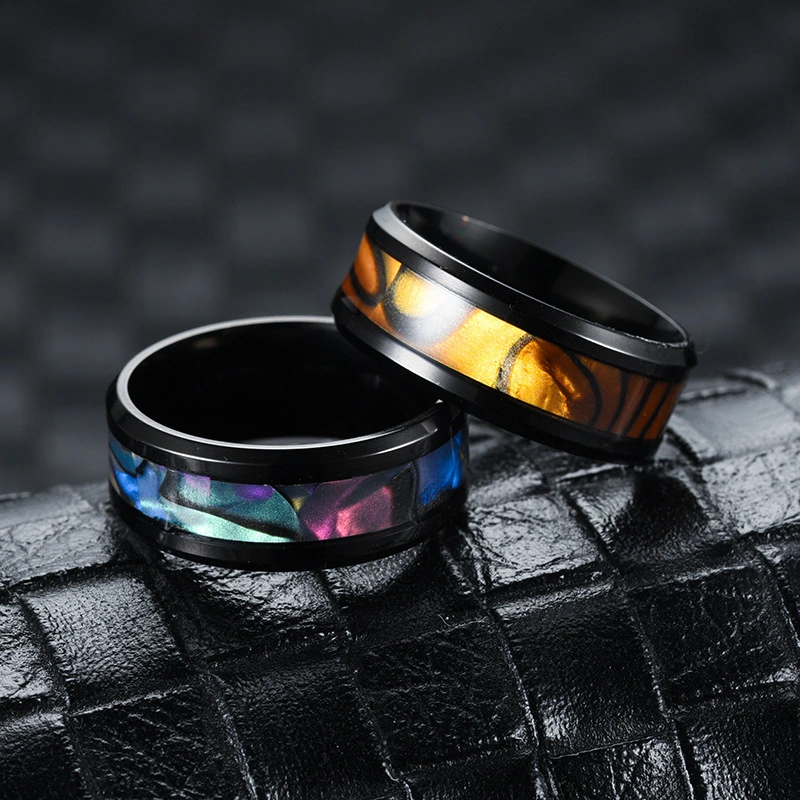 European And American Titanium Steel Shell Stainless Steel Ring