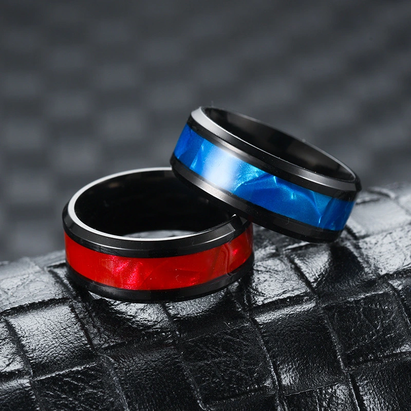 European And American Titanium Steel Shell Stainless Steel Ring