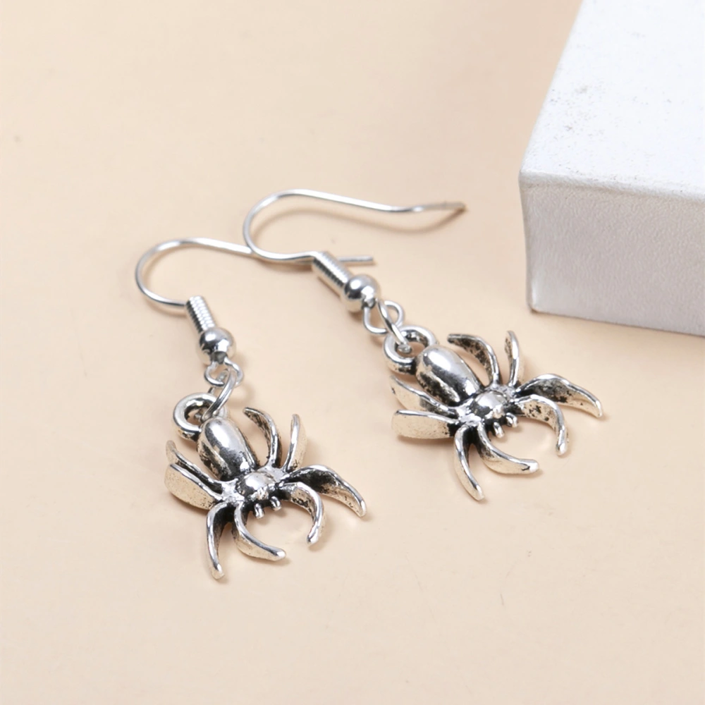 Cartoon Alloy Insect Animal Spider Retro Simple Pendant Earrings