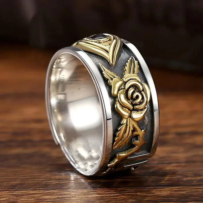 Fashion Personality Men's Trend Gold Ring