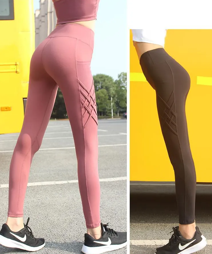 Yoga pants skinny stretch sports fitness trousers women