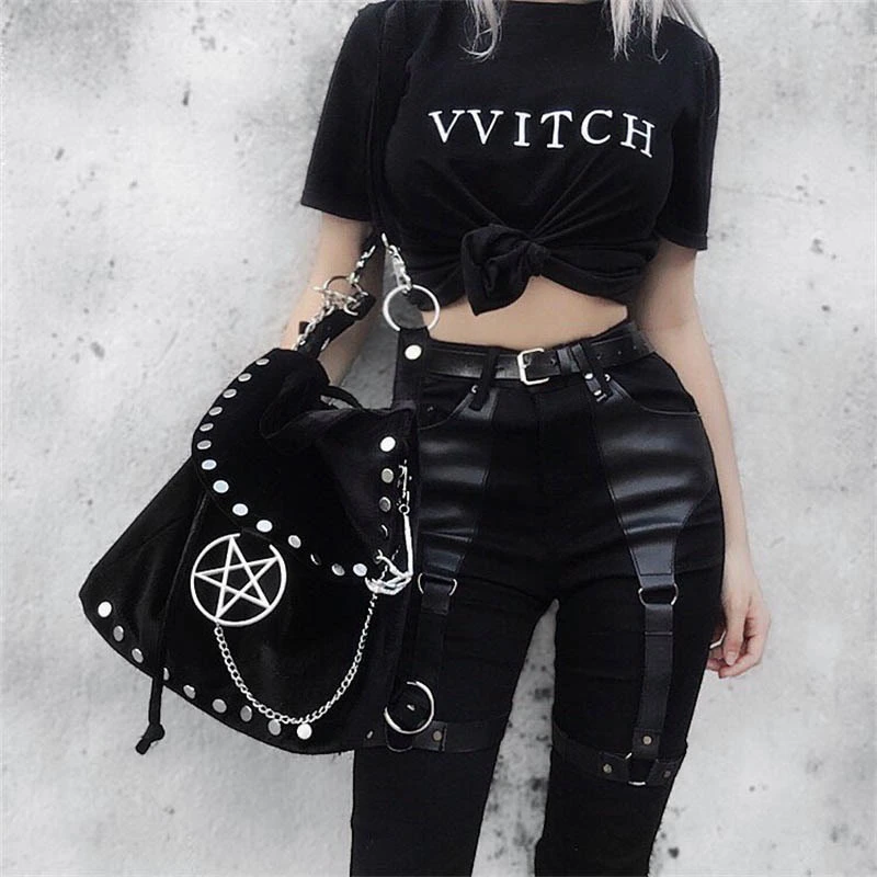 Web patch hoop trousers