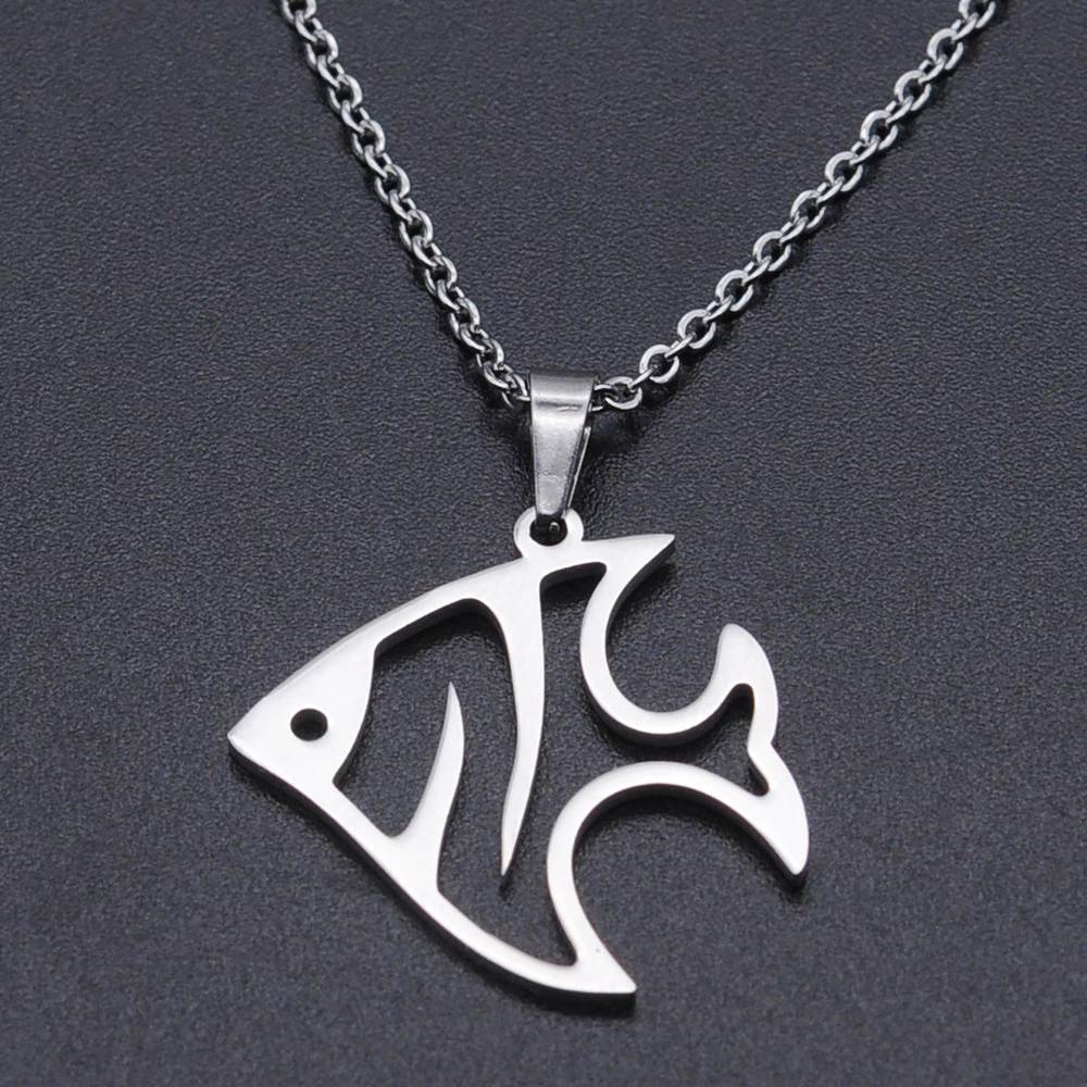 European And American Stainless Steel Necklace Dolphin Turtle Cold Wind