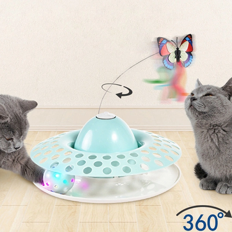 Automatic Electric Rotating Butterfly & Ball Toy