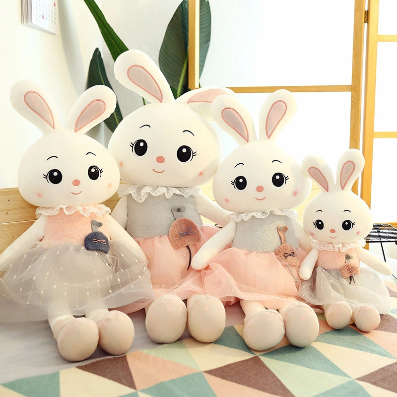 Cute Rabbit Plush Toy Doll Birthday Gift Sleeping Pillow