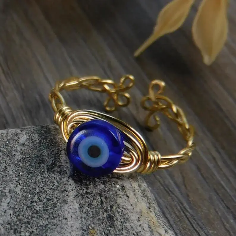 New Devil's Eye Adjustable Ring Winding Personality