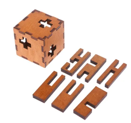 New Switzerland Cube Wooden Secret Puzzle