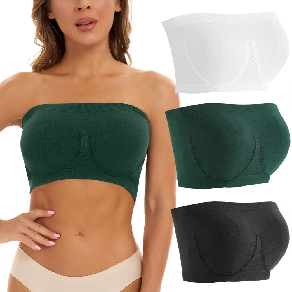 Plus Size Women's Seamless Bandeau Bra