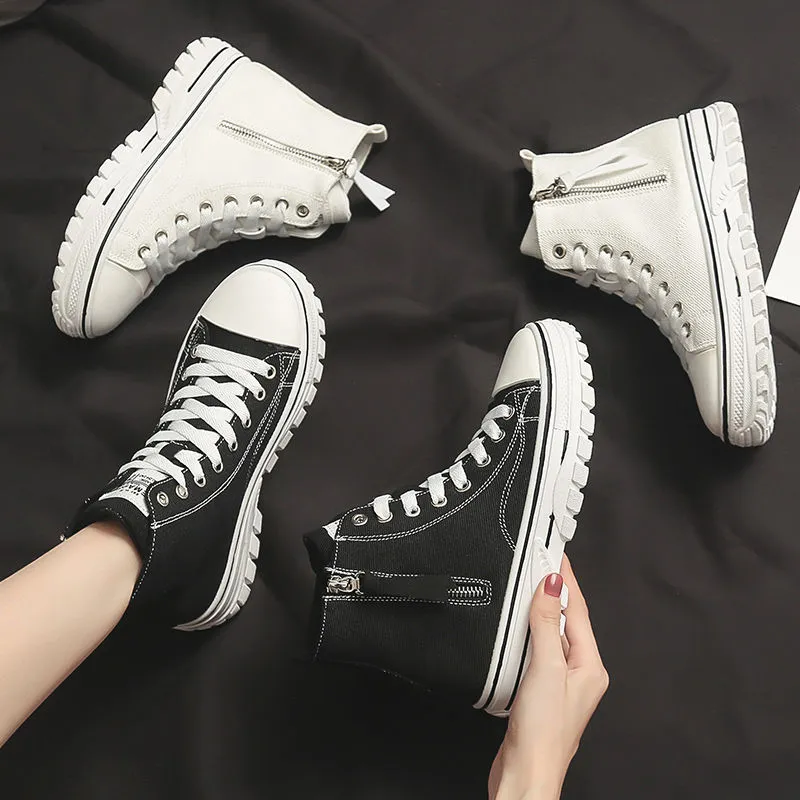 Women's High Top All Match Canvas Shoes