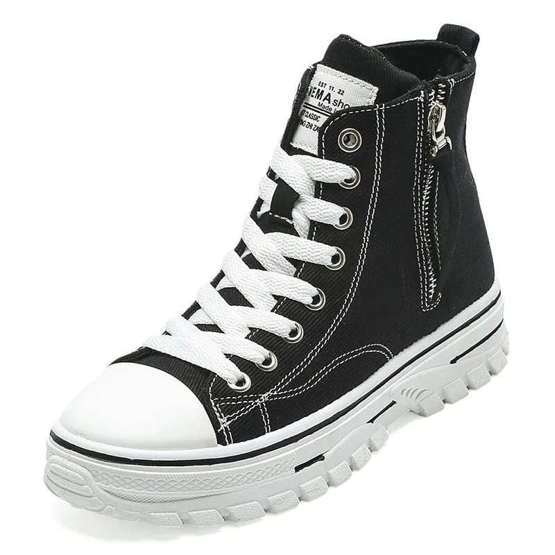Women's High Top All Match Canvas Shoes