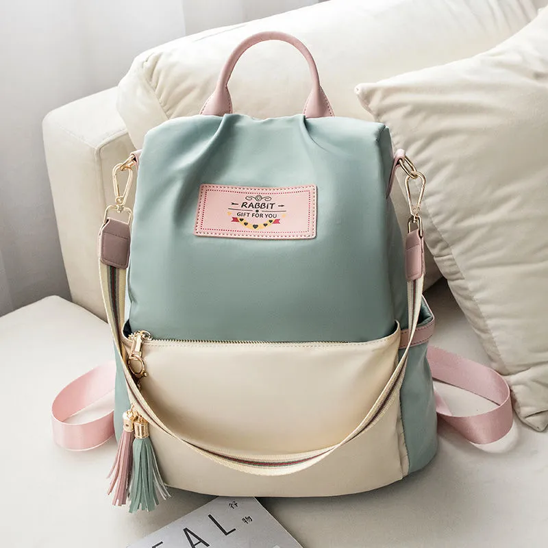 Women's Large Capacity Travel Zigzag Backpack