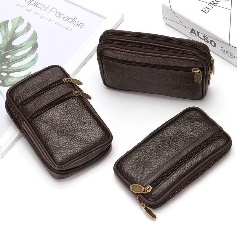 Fashion Personality Leather Mobile Phone Pocket Multi-purpose