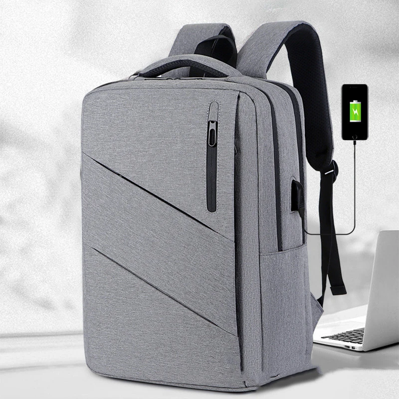 New Multilayer Business Laptop Bag USB Charging