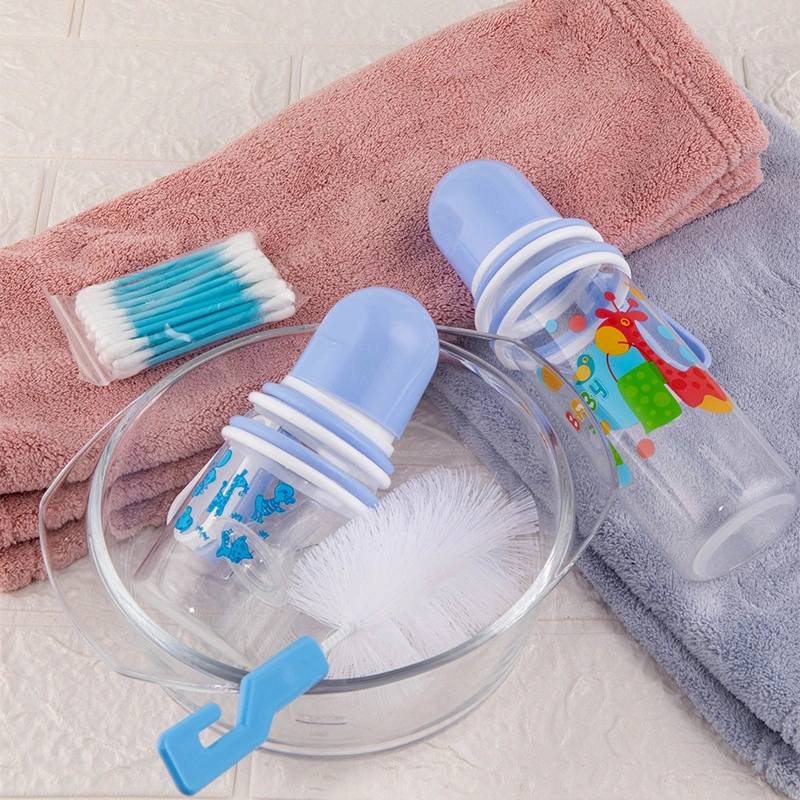 PP Five-piece 280mL Standard Mouth Baby Bottle Set