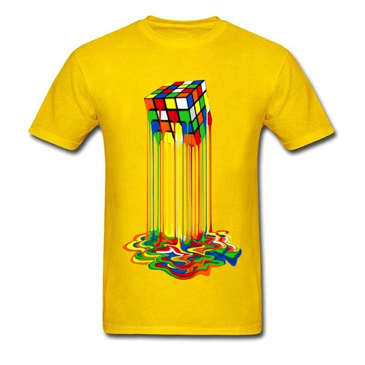 Rubik's Cube Men And Women Couples Same T-shirt Clothes Summer