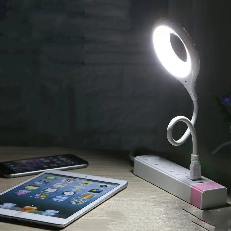 Mini Voice Control Desk Lamp Atmosphere Charging Portable Intelligent Voice Control Night Lamp