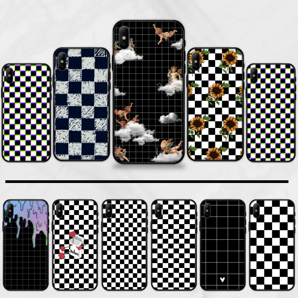 Black and white printing phone case