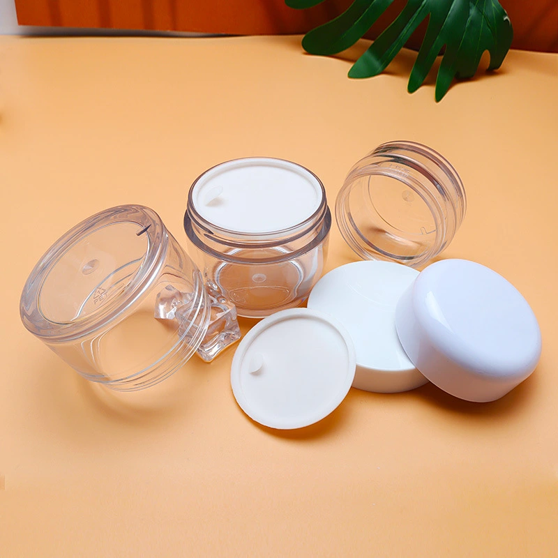 Plastic Cylindrical Transparent Cosmetic Packaging Box