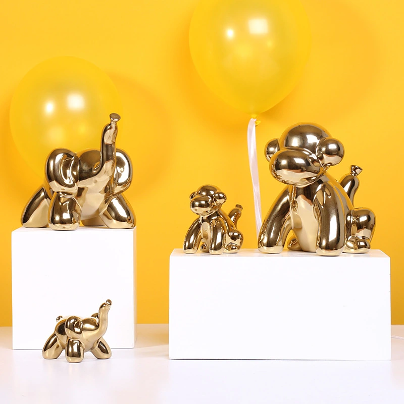Modern Simple Elephant Monkey Ornaments In Northern Europe