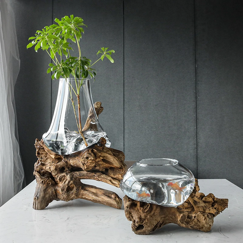 Modern Minimalist Glass Vase Decorative Ornaments