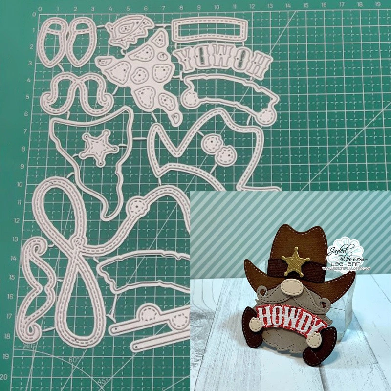 Farm Letter Christmas Cutting Template