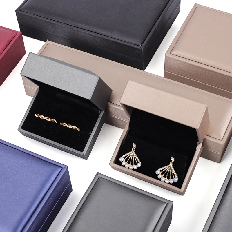 Jewelry Packaging Box PU Leather Ring Bracelet