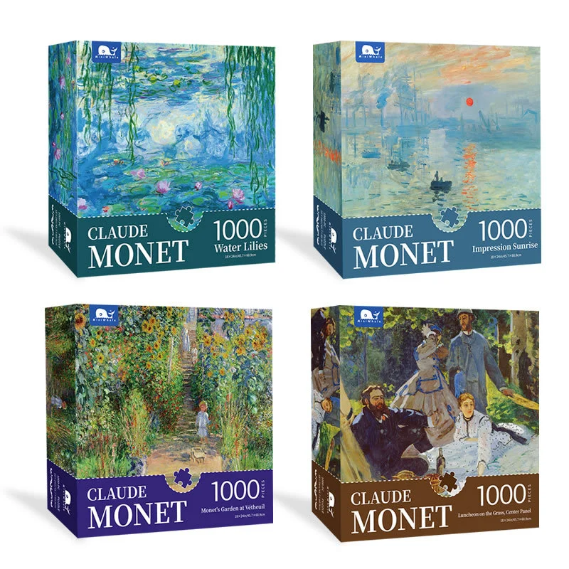 1000Pieces Of Monet's Oil Painting Puzzle