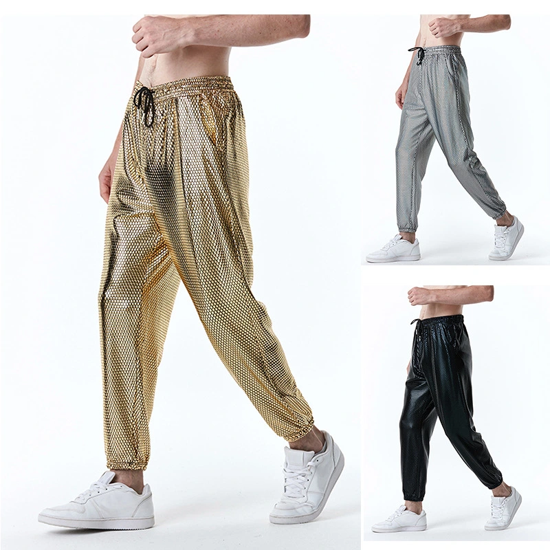 Diamond Gilded Printed Casual Pants