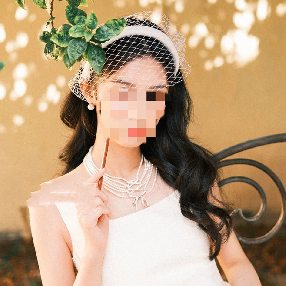 Lace Mask Mesh Hair Accessories