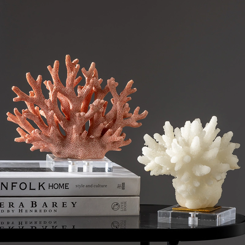 Nordic Creative Resin Simulation Coral Artifact Study