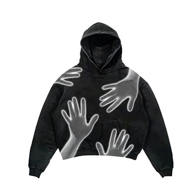Men's Fashionable Personality Retro Loose And Versatile Top