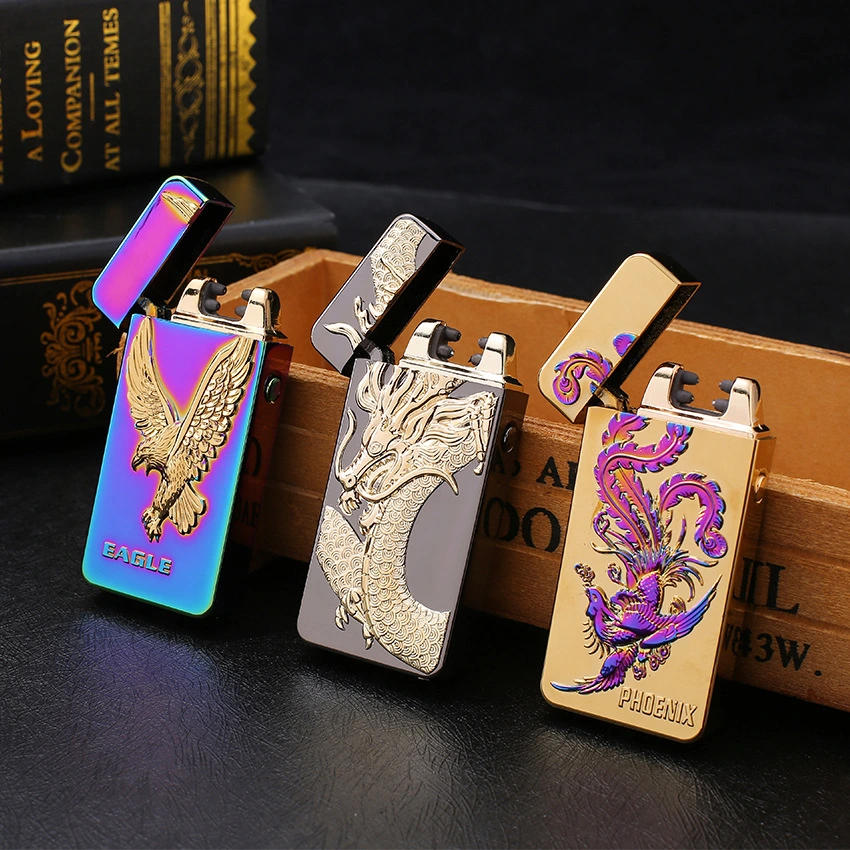 Stereo Relief USB Rechargeable Lighter