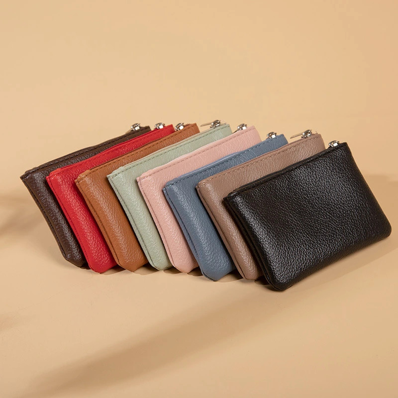 Premium Soft Lychee Mini Wallet