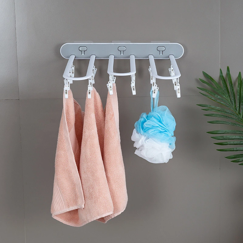 Clothes Hanger Non-perforated Wall-mounted Rotary Clothes Hanger