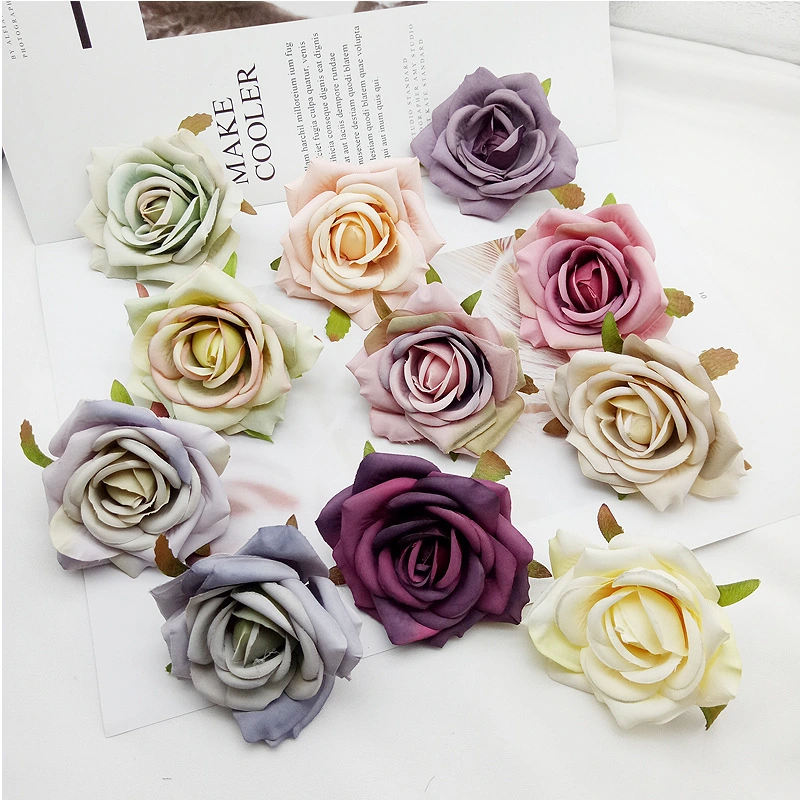 High-grade Simulation Rose Head DIY Handmade Materials