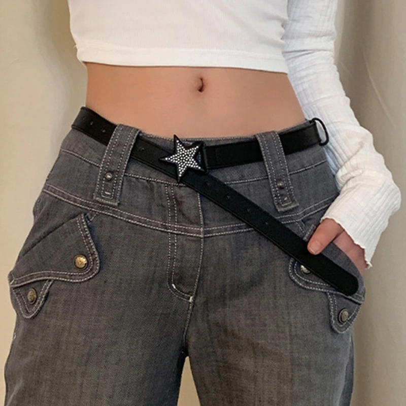 Women's Fashionable And Versatile Personality Star Decorative Belt